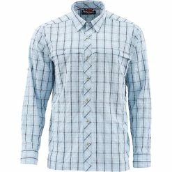 Outlet ⌛ Simms Men's Stone Cold LS 👚 Shirt 🤩