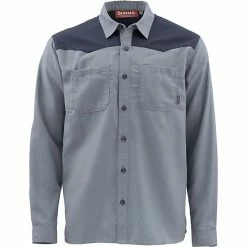 Hot Sale ๐ Simms Men's Blacks Ford Flannel LS ๐ Shirt ๐คฉ
