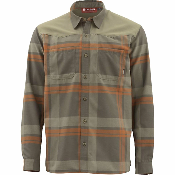 Hot Sale 😉 Simms Men's Blacks Ford Flannel LS 👚 Shirt 🤩 - Image 2