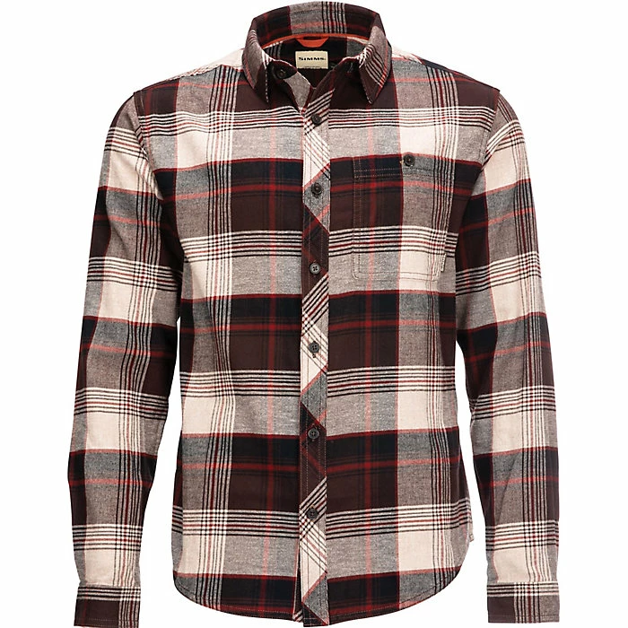 Coupon 🤩 Simms Men's Dockwear Cotton Flannel 👚 Shirt 🤩