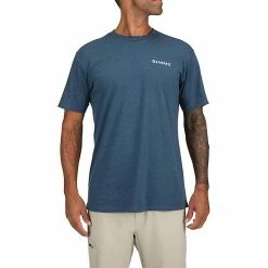 Promo 🤩 Simms Men's Bass Outline T-Shirt 👏