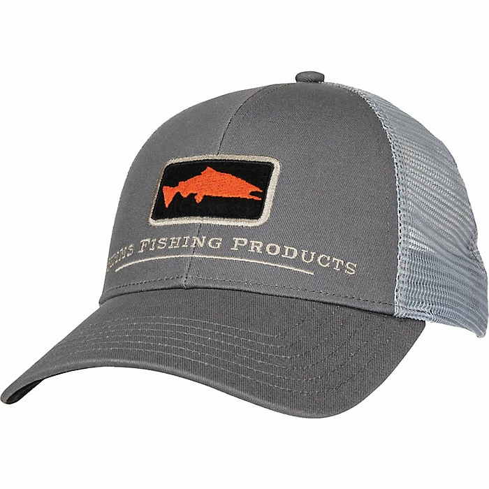 Cheapest โ๏ธ Simms Salmon Icon Trucker Hat ๐คฉ - Image 3
