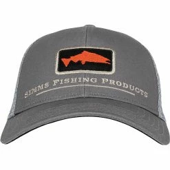 Cheapest ✔️ Simms Salmon Icon Trucker Hat 🤩