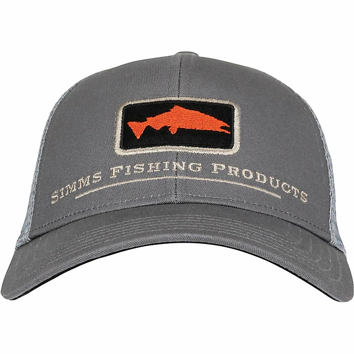 Cheapest โ๏ธ Simms Salmon Icon Trucker Hat ๐คฉ