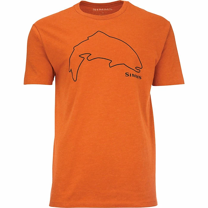 Buy ๐ Simms Men's Trout Outline T-Shirt โค๏ธ - Image 2